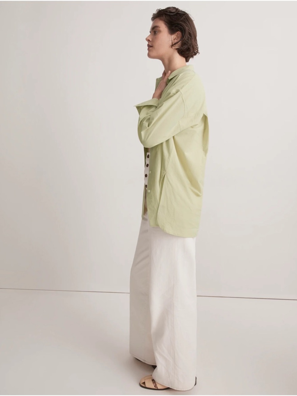 Madewell The Signature Poplin Oversized Shirt - Picture 2 of 8
